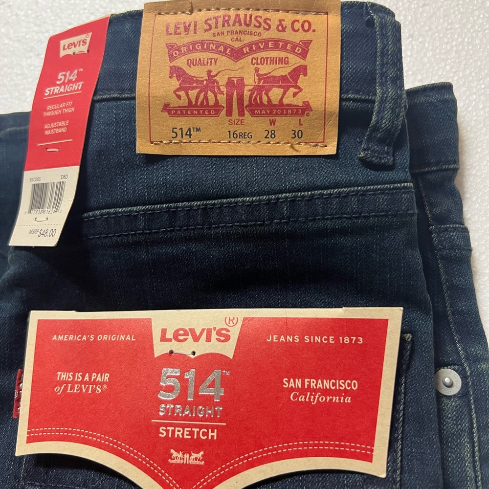 Levi's 514 Straight Jeans - Dark Blue